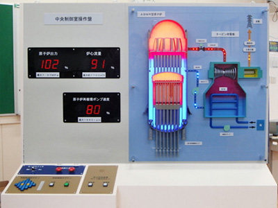 原子力発電運転操作模型