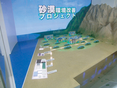 砂漠緑化模型