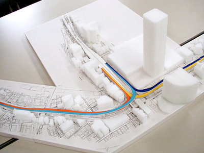道路プレゼン模型